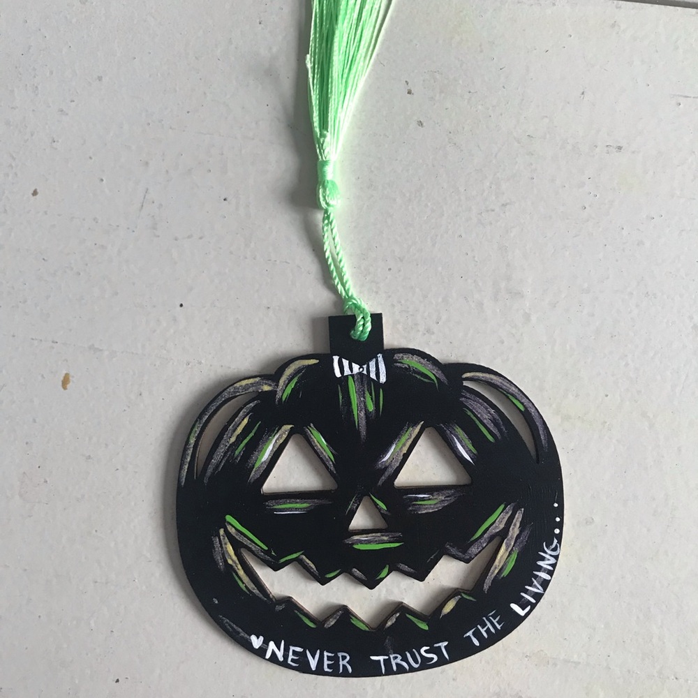 Halloween Pumpkin Ornament or bookmark